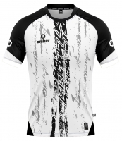 Koszulka piłkarska AMBER Cup biało-czarna
