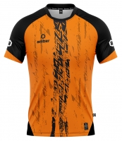 Koszulka piłkarska AMBER Cup pomarańczowo-czarna
